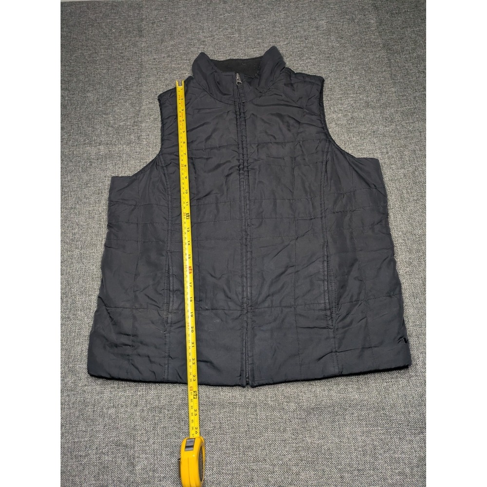 Athletic Works Women's Vest Black Down‎ Quilted Size Medium 8-10
